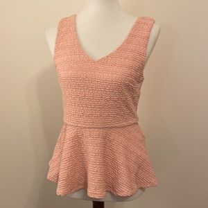 Forever 21 Peplum Textured Top